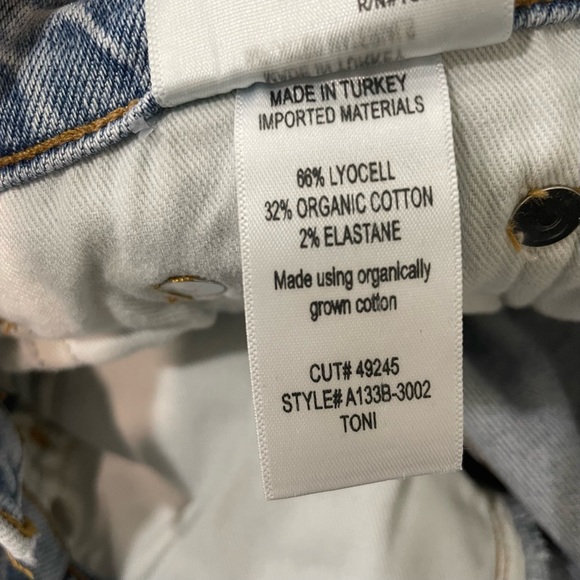 Agolde Toni Mid Rise Skinny Jeans In Daylight - Picture 10 of 10